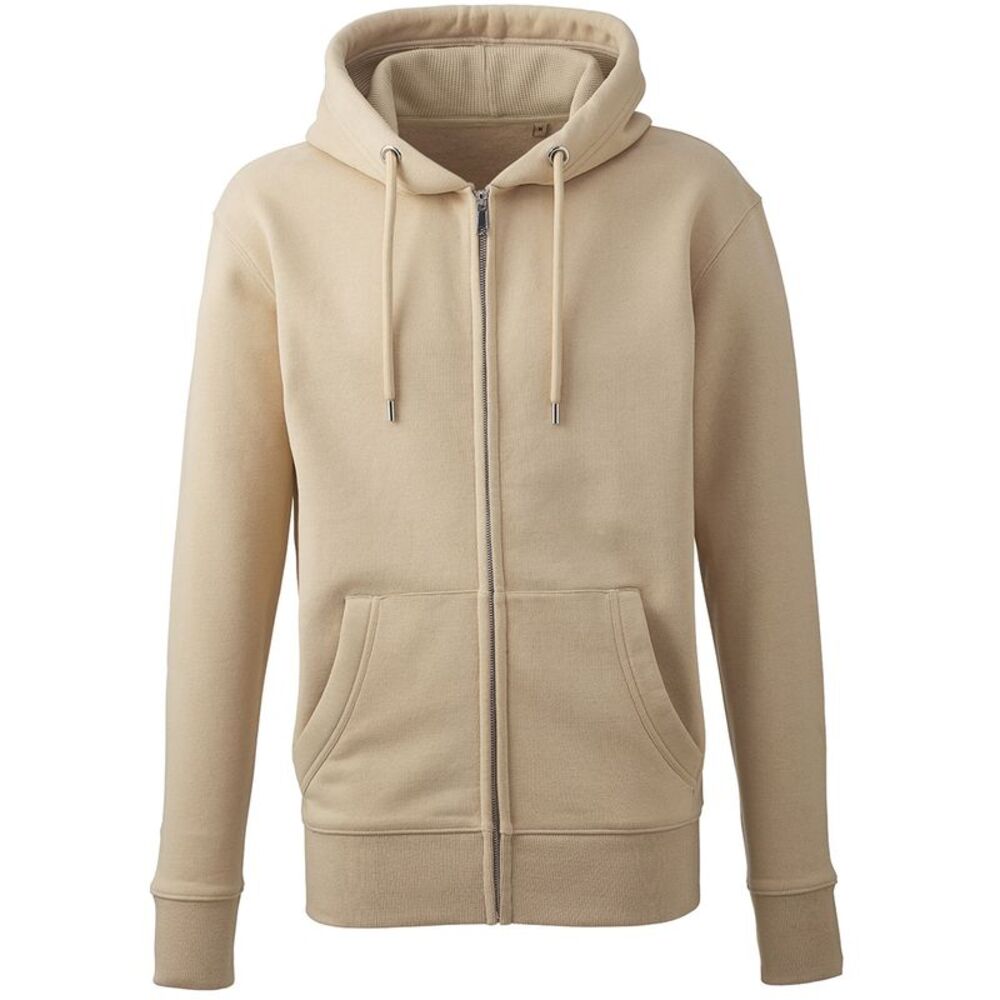 Anthem Mens Full Zip Hoodie / Desert Sand